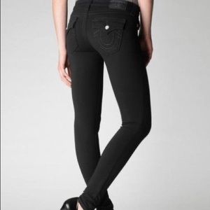 True Religion Jeggings Black!